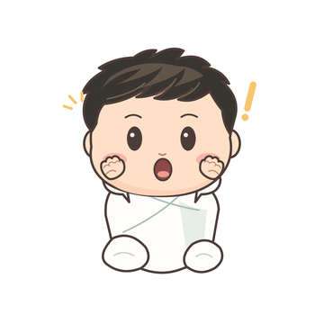 헉! 감정과 일상을 표현하는 아기 캐릭터